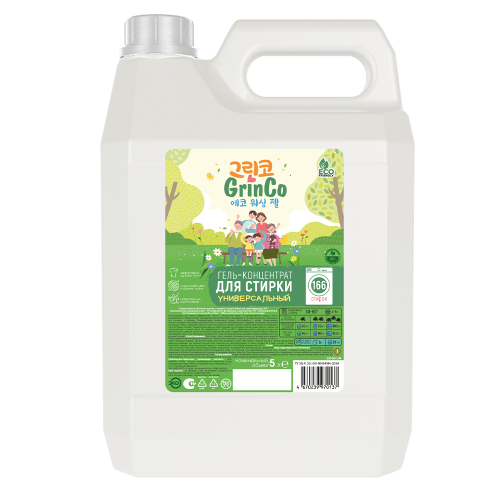 Гель-концентрат для стирки универсальный 5л Гель-концентрат для стирки универсальный 5л